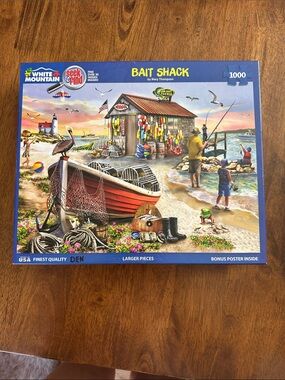 White Mountain Bait Shack 1000 piece puzzle